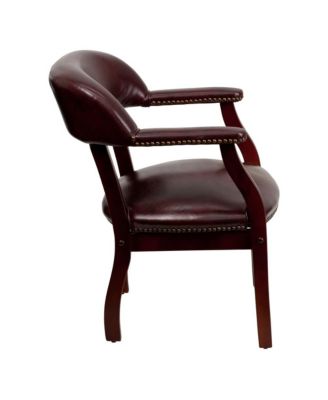 Brass Conference Chair With Accent Nail Trim