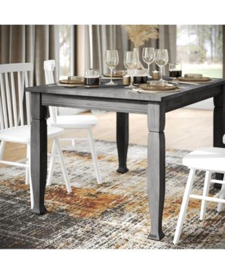Finnley Wooden Dining Table With Sculpted Legs