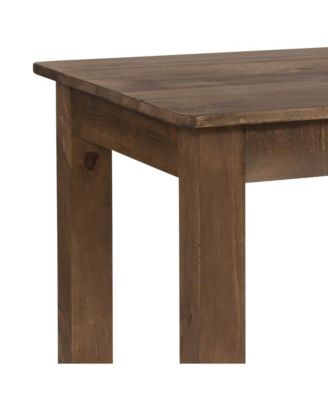 Rectangular Antique Solid Pine Farm Dining Table