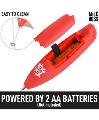 Milk Boss Milk Frother With Holster Stand