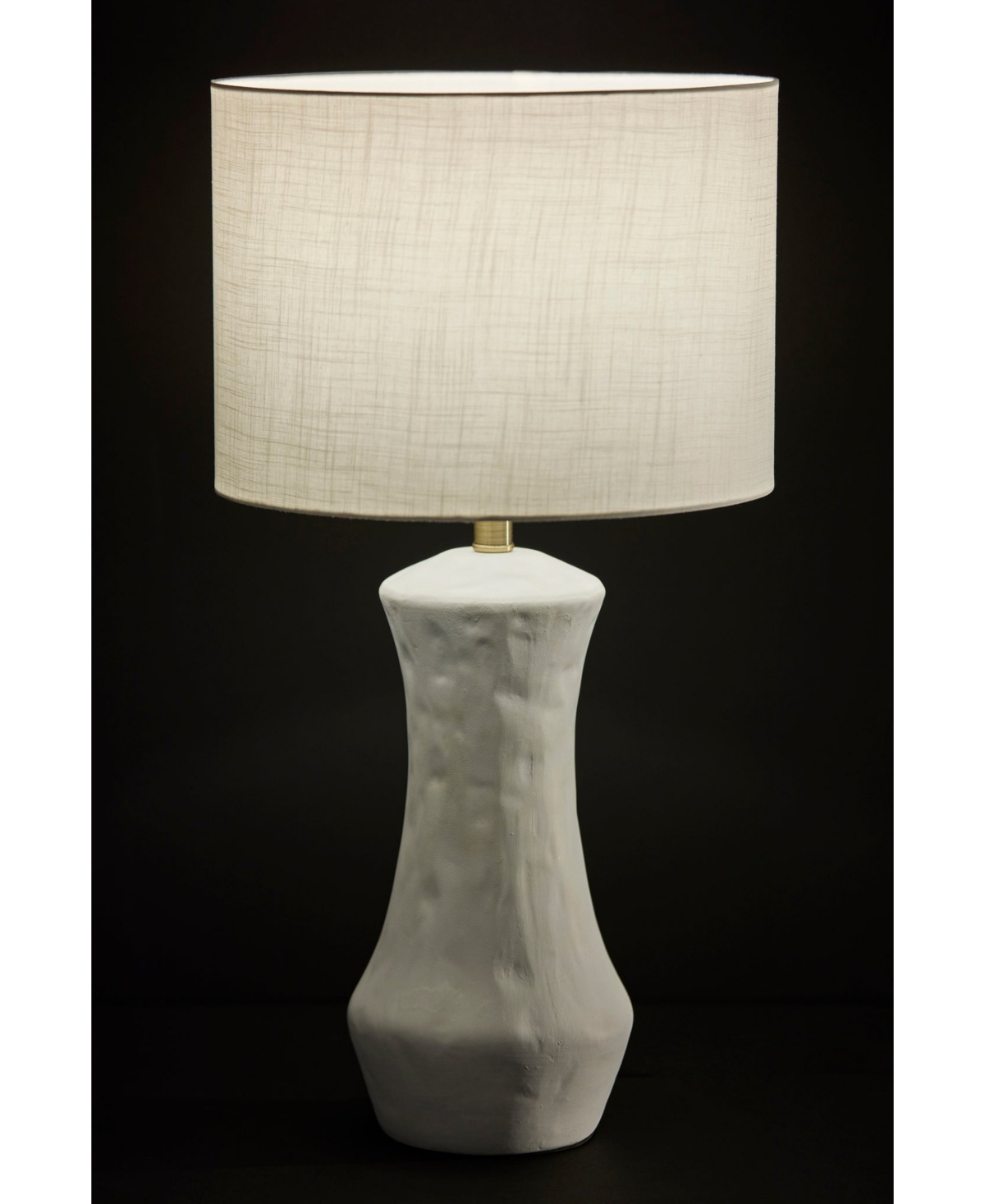 Adesso 26" Matte Ceramic Marissa Table Lamp In Matte White Ceramic