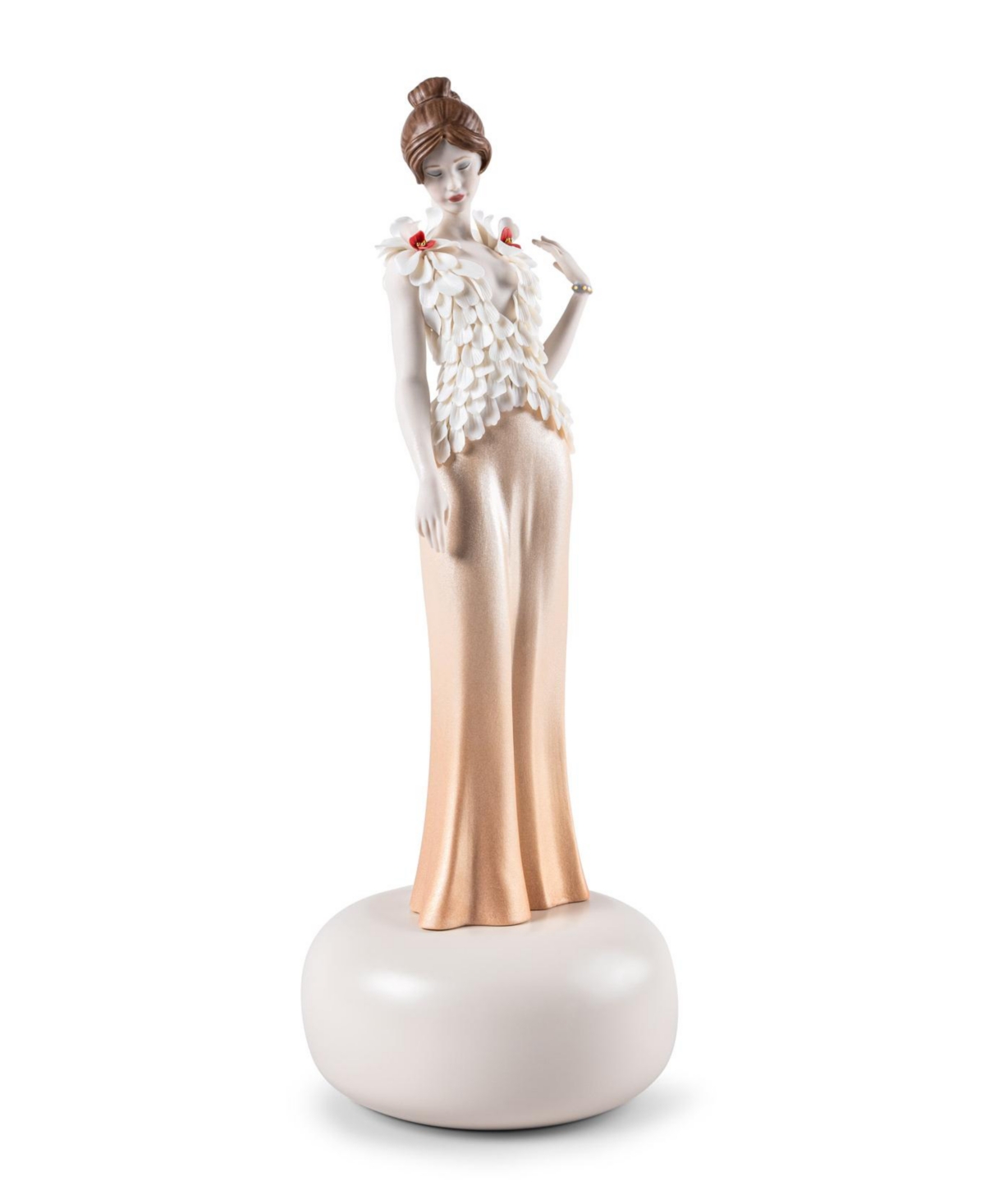 Lladrò Exquisite Embroidery Sculpture. Limited Edition In Multi