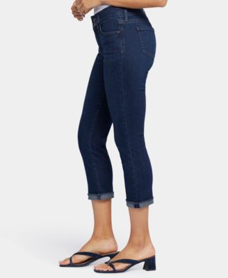 Women's Chloe Capri Jeans with Cuffs