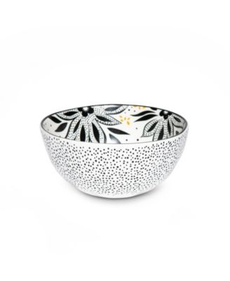 Sara Miller Artisanne Noir Rice Bowls, Set of 4