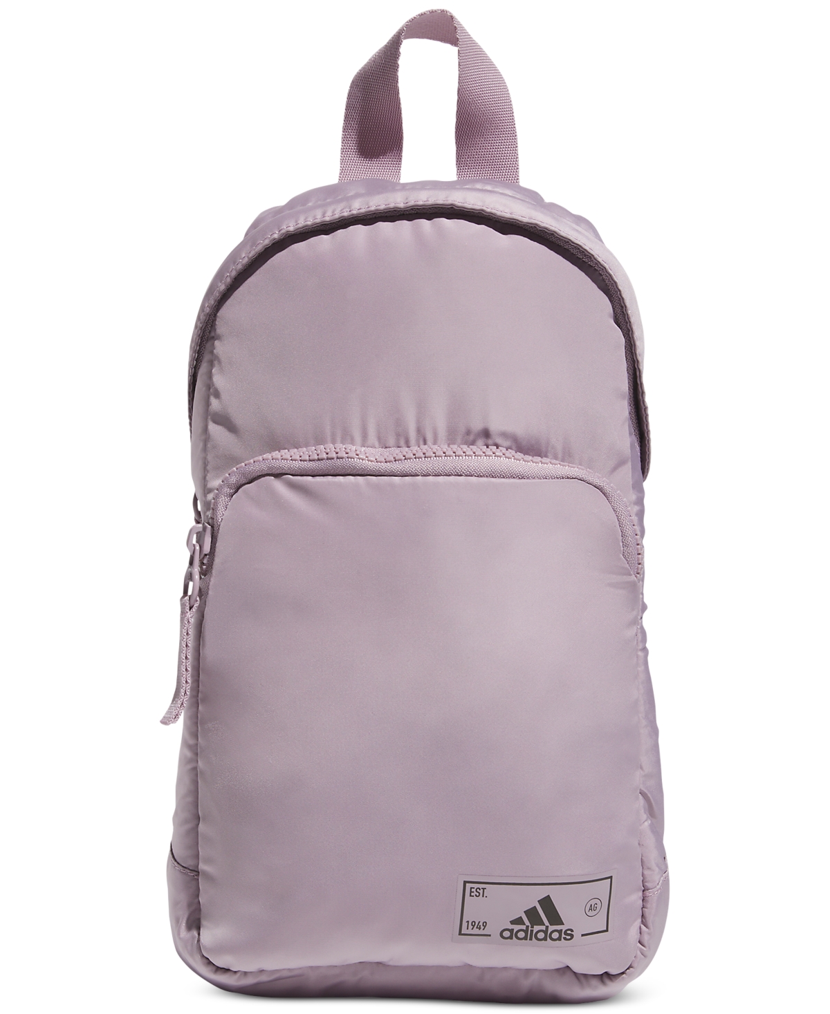 Shop Adidas Originals Women's Essentials 2 Sling Crossbody Bag In Preloved Fig Purple,black