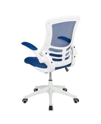 Mid-Back Mesh Swivel Ergonomic Task Office Chair With Flip-Up Arms
