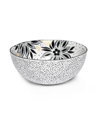 Sara Miller Artisanne Noir Cereal Bowls, Set of 4