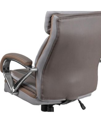 500 Lb. Big & Tall Leathersoft Executive Ergonomic Office Chair With Wide Seat