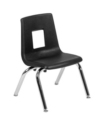 60" Circle Wave Collaborative Laminate Activity Table Set With 12" Student Stack Chairs