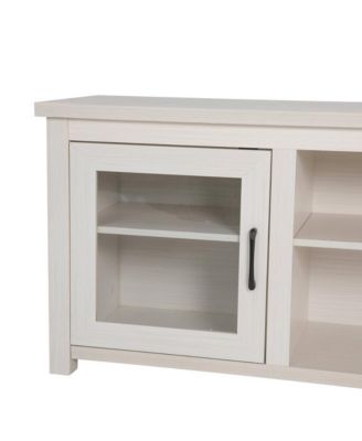 Galena Traditional Full Glass Door 65" Tv Stand For Up To 80" Tvs