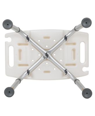 Tool-Free 300 Lb. Capacity, Adjustable Bath & Shower Chair W/ Non-Slip Feet