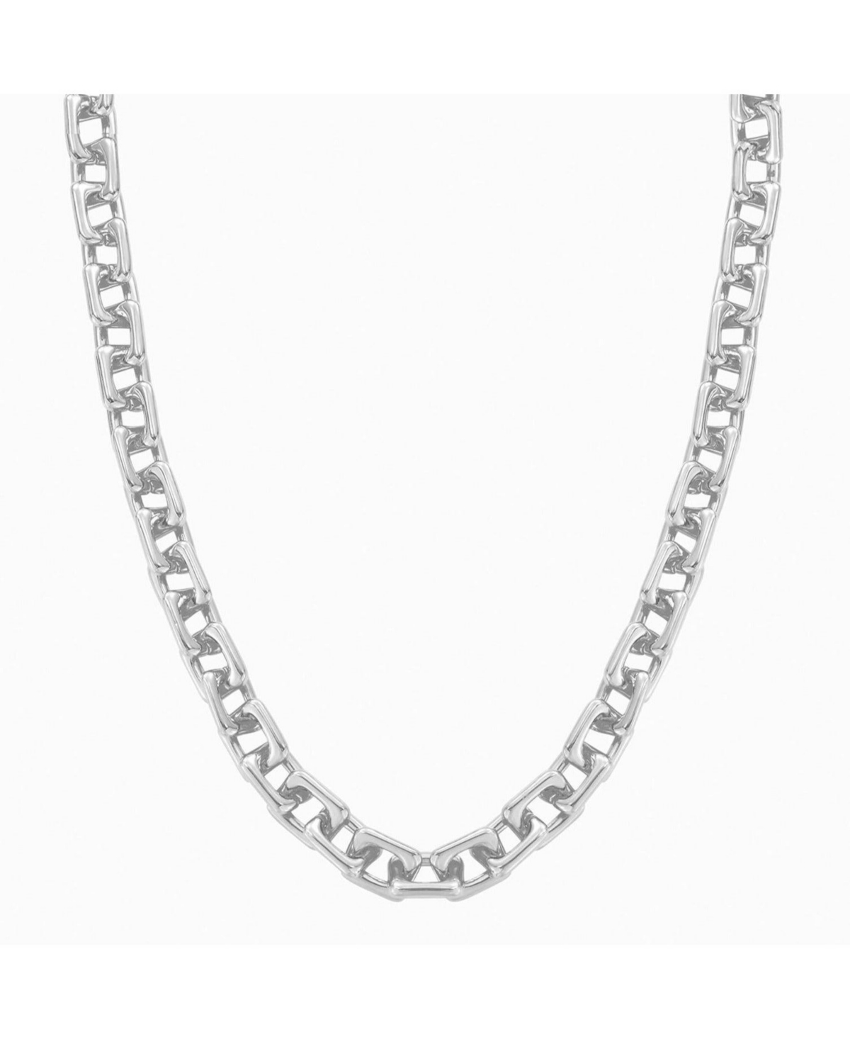 Frieze Statement Chain Necklace - Silver