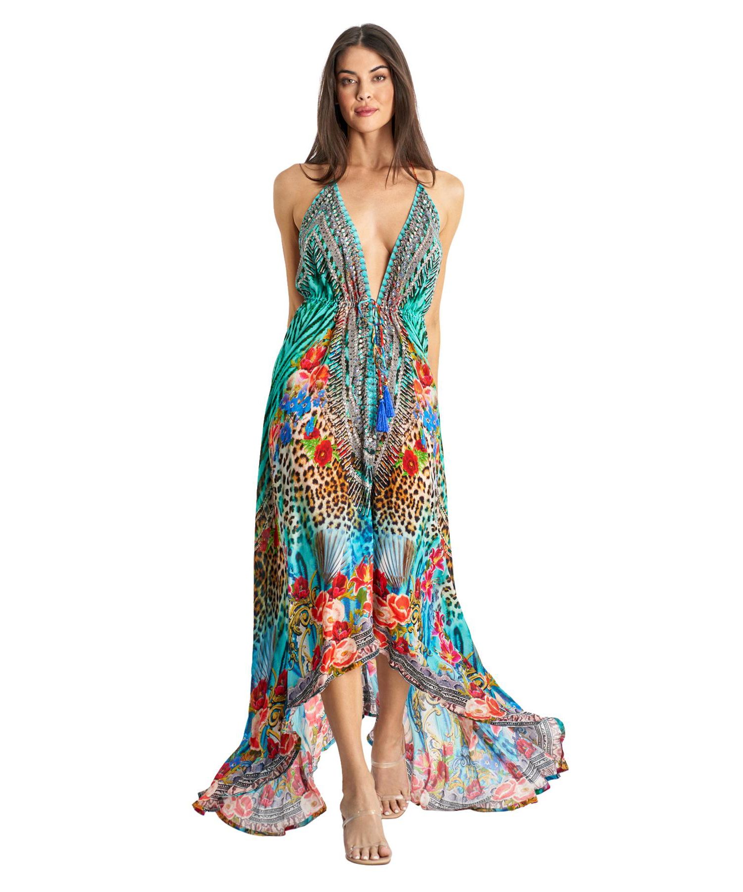 Women's Maxi Halterneck Dress