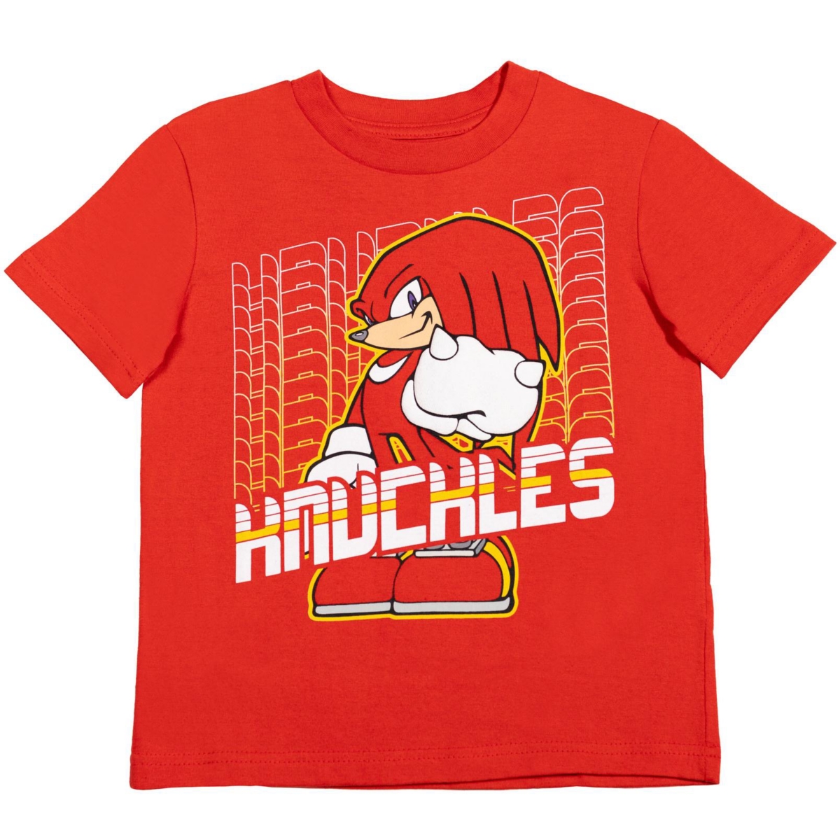 Sega Toddler Boys Tails Sonic The Hedgehog Knuckles Shadow 3 Pack Graphic T-Shirts to