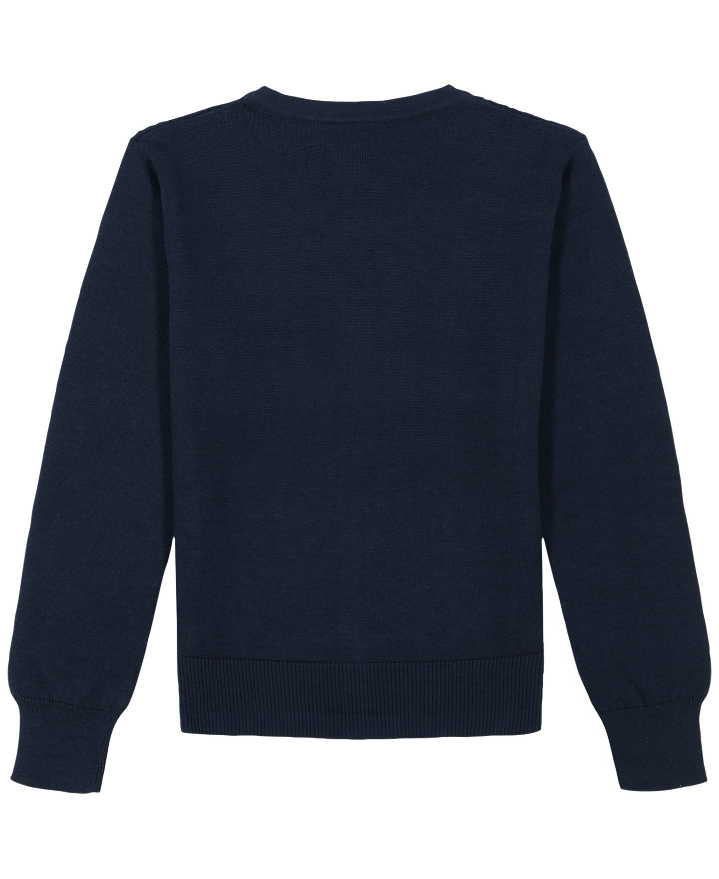 Кардиган Nautica Uniform Pointelle Cardigan для девочек, цвет: Тёмно-синий — фото 2