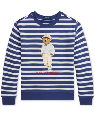 Polo Ralph Lauren Polo shops Bear Harry Potter Bear Striped Cotton Sweatshi