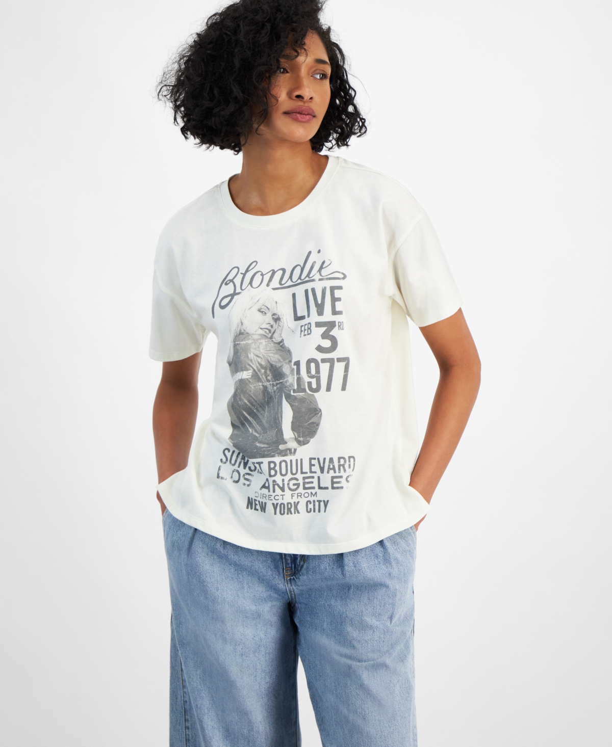 Women's Blondie Graphic T-Shirt, Created for Macy's - Egret