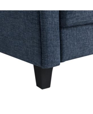 80.3" W Microfiber Wilshire Sofa with Rolled Arms