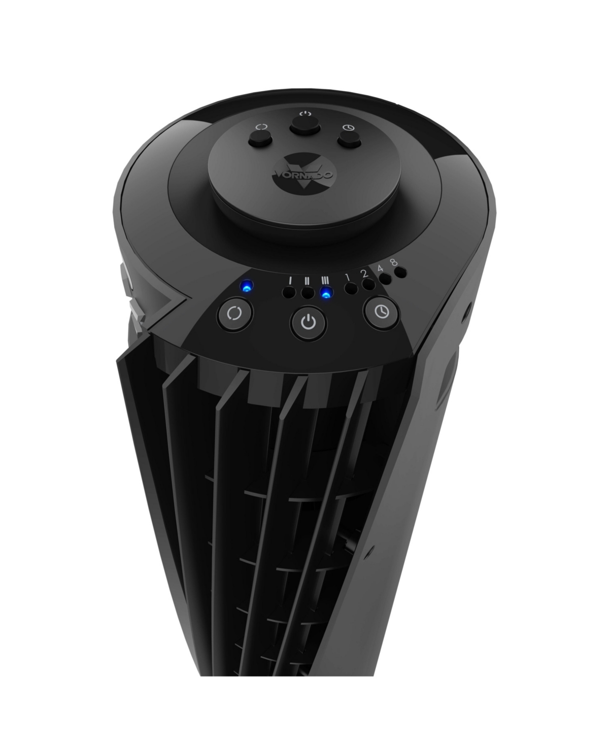 Vornado Osc73 37" Whole Room Air Circulator Tower Fan With Remote Control, Black In Black