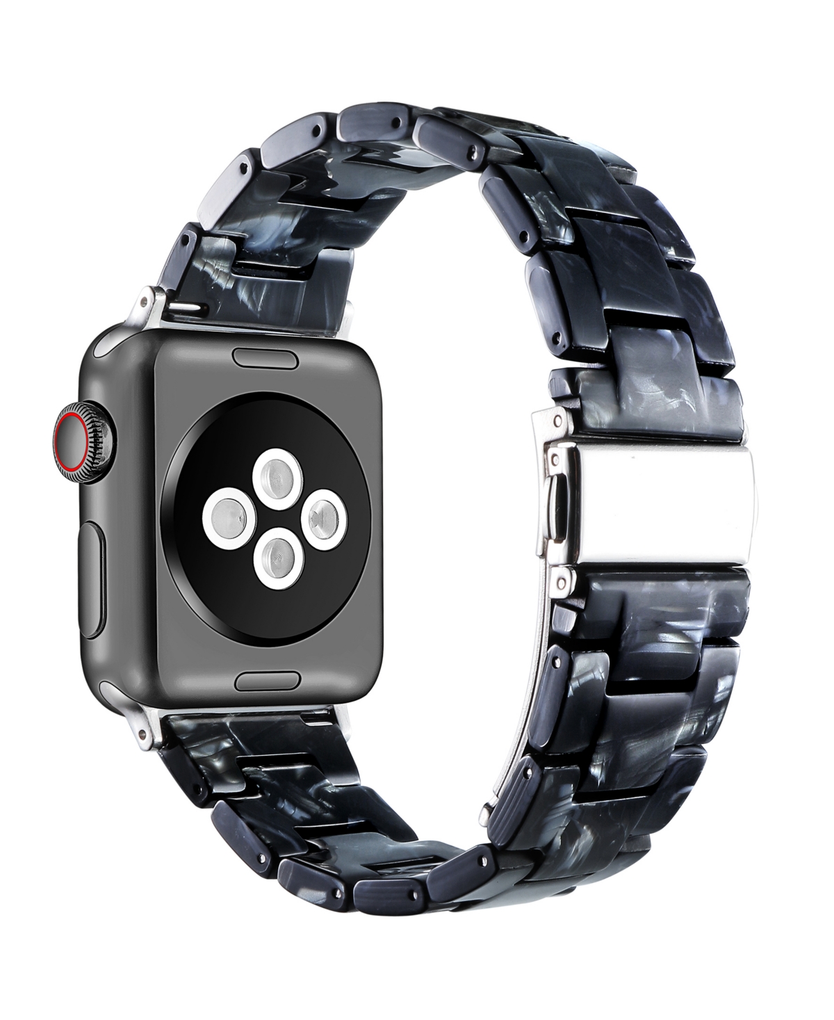 Shop Posh Tech Women's Claire Resin Band For Apple Watch Size-42mm,44mm,45mm,49mm In Stone