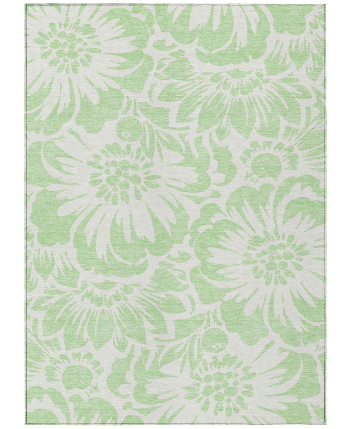 Addison Chantille Machine Washable Acn551 8'x10' Area Rug In Mint