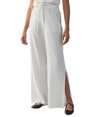 Sanctuary Women s Ocean Front Striped Wide Leg Pants Macy s