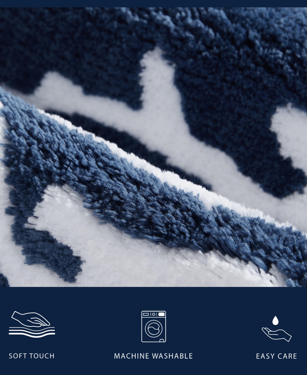 Nautica Coral Waterway Knit 2 Piece Bath Rug Set,