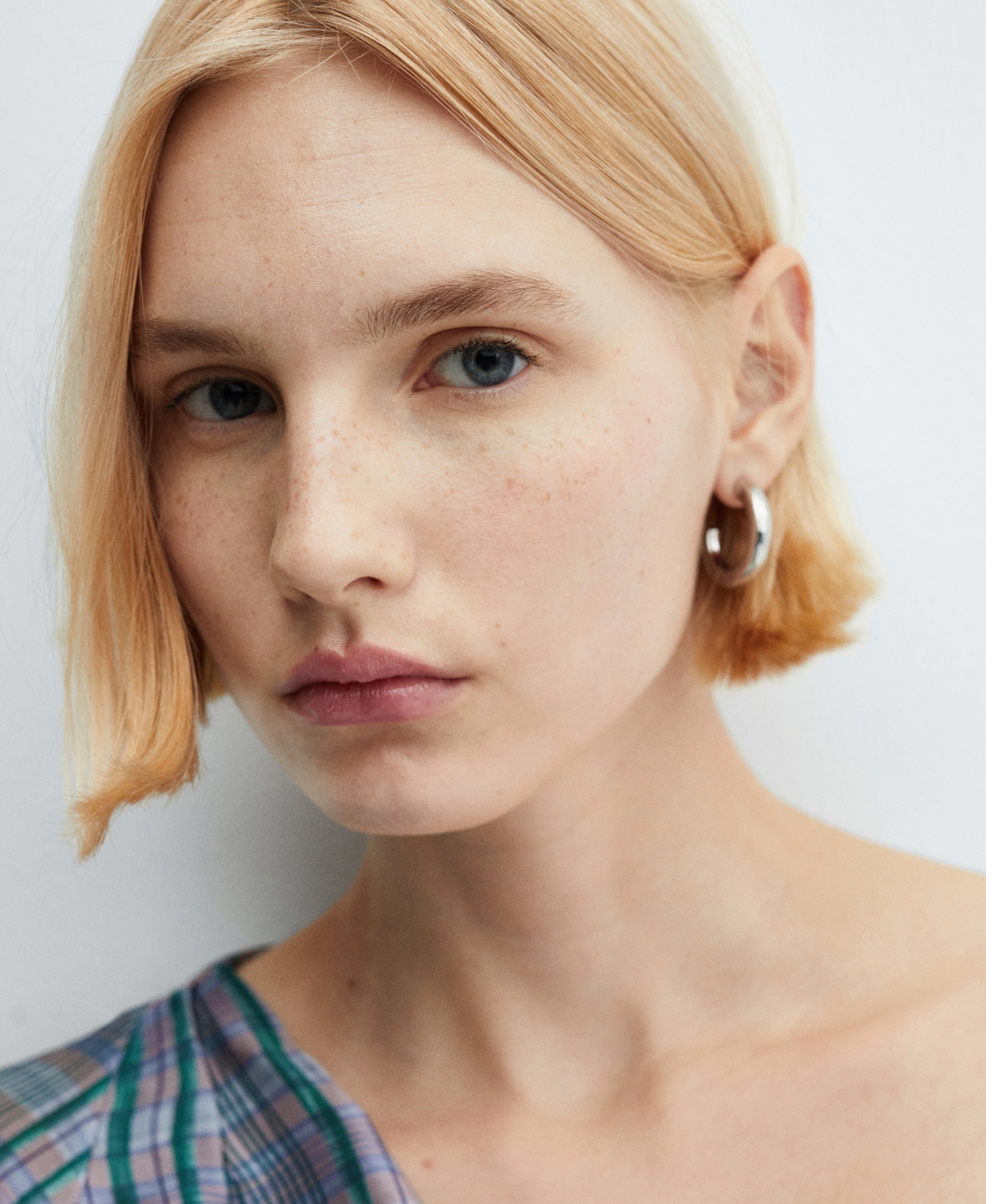 Mango Women's Asymmetric Satin Blouse