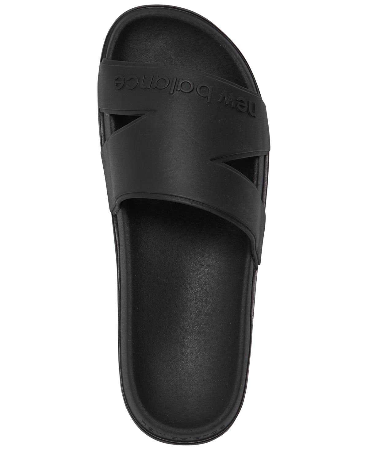 Shop New Balance Men's 200 Slide Sandals From Finish Line In Black