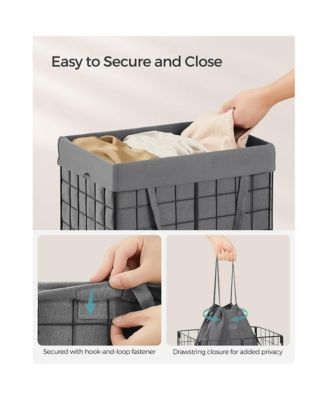 Laundry Hamper,Laundry Basket, Collapsible Clothes Hamper, Removable and Washable Liner