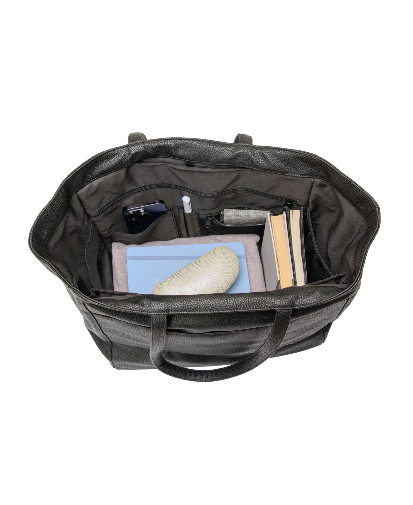 Женская сумка Kenneth Cole Reaction Marley 16" Laptop Tote with Removable Laptop Sleeve, цвет: Чёрный — фото 6
