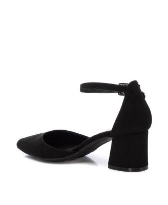 Women's Suede Block Heel Pumps By