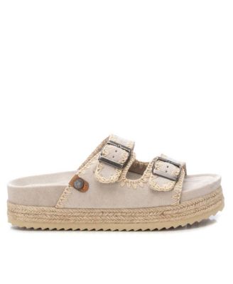 Women's Suede Flat Sandals By XTI