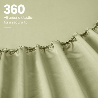 1000-TC Egyptian Cotton Solid Deep Pocket Sheet Set, King Size