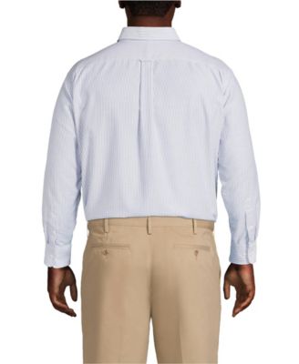 Big & Tall Traditional Fit Pattern No Iron Supima Oxford Dress Shirt