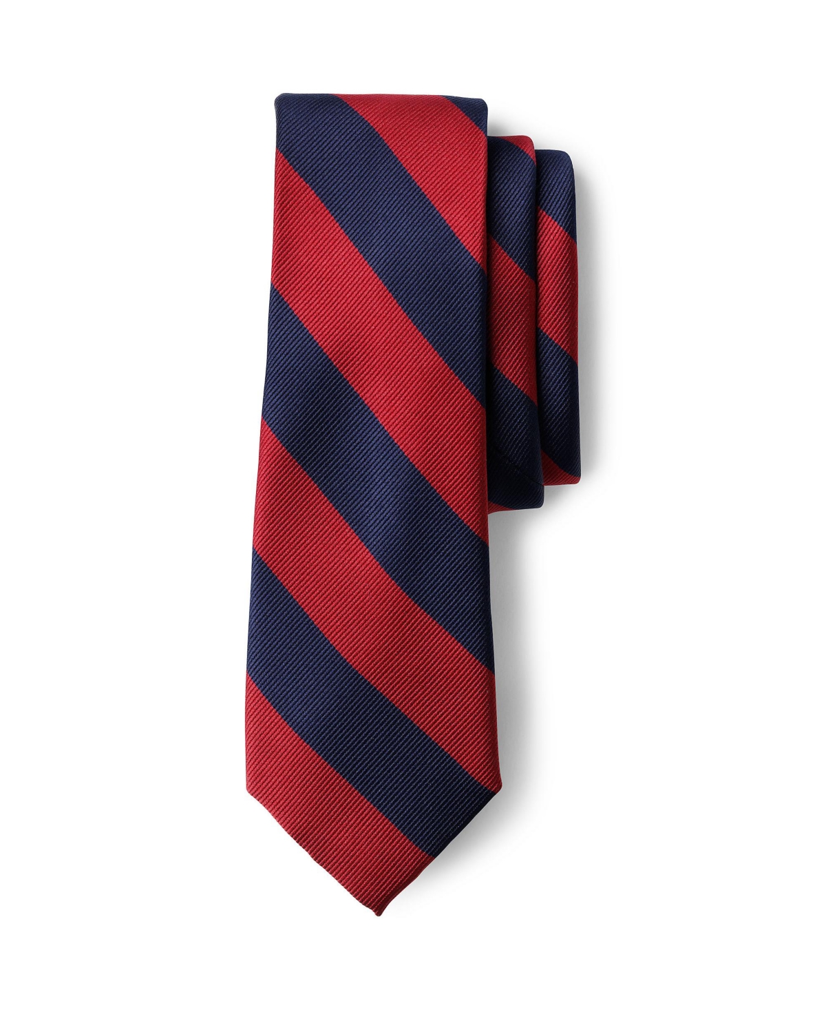 Men's School Uniform Stripe To Be Tied Tie - Burgundy/feather gray stripe