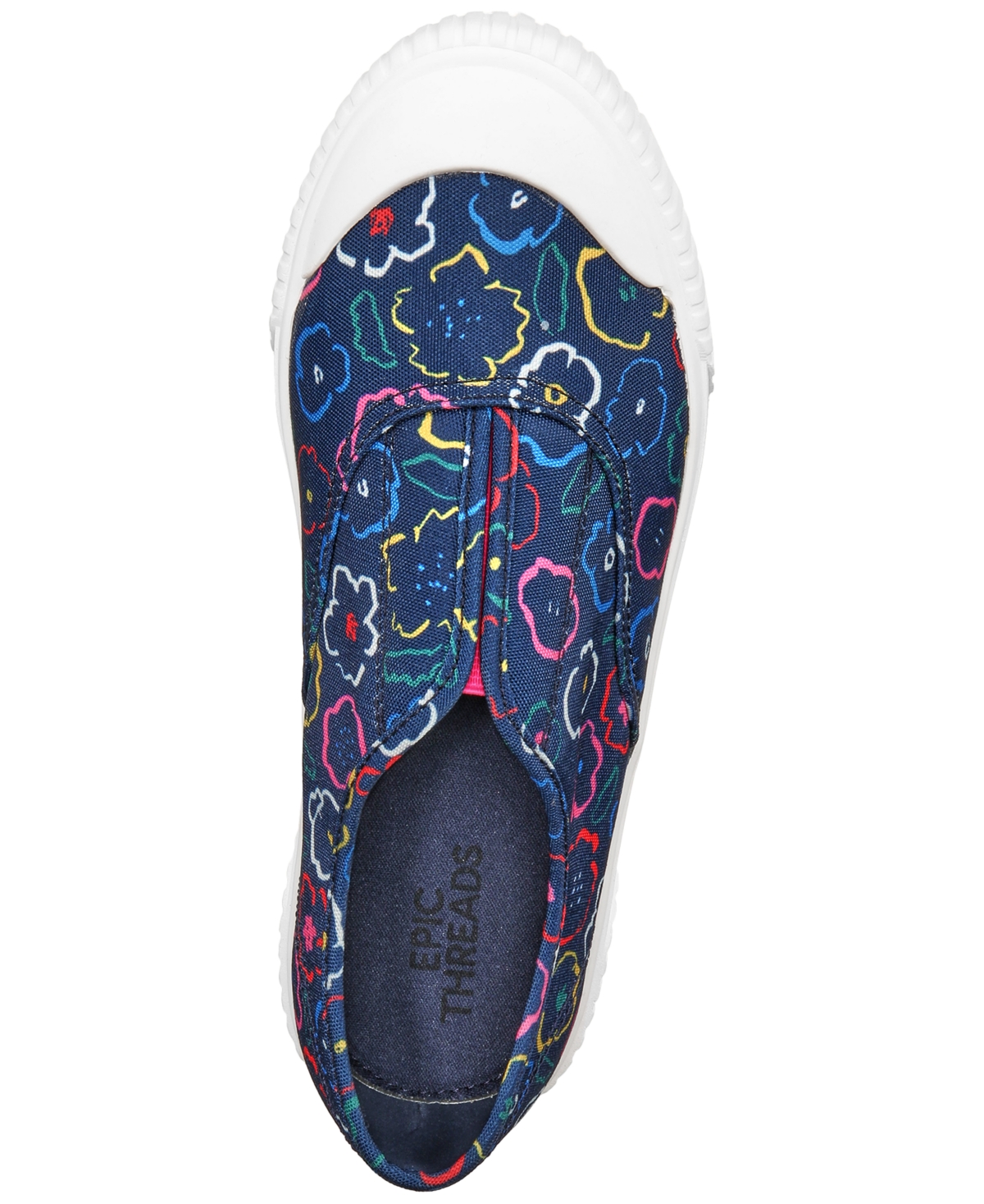Epic Threads Girls Parker Printed Canvas Slip-On Shoes, Created for Macy's