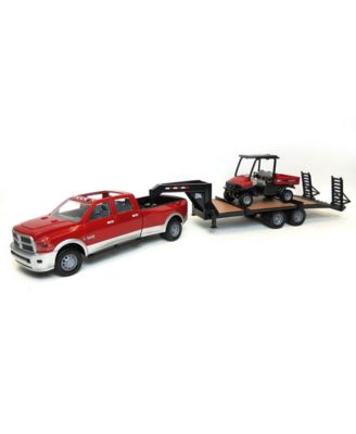 Ertl International Scout Pick Up Truck Plus Ertl Livestock Trailer newest Missing Parts