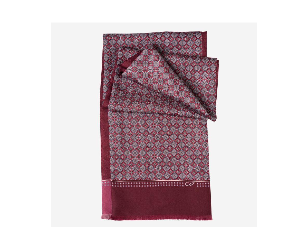 Men's Palazzo - Silk Scarf for Men - Charcoal