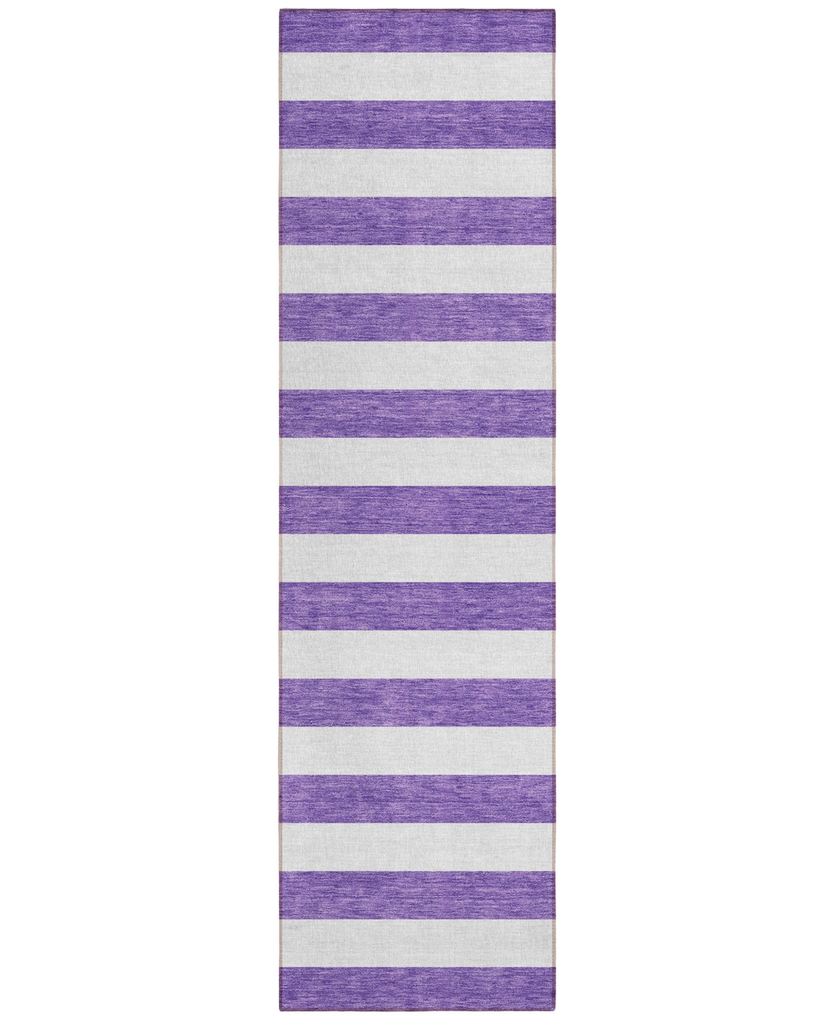 Addison Chantille Machine Washable Acn528 2'3x7'6 Runner Area Rug In Purple
