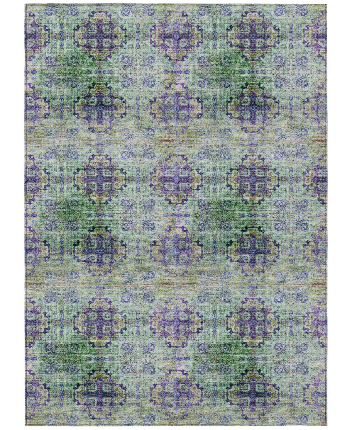 Shop Addison Chantille Machine Washable Acn557 10'x14' Area Rug In Purple