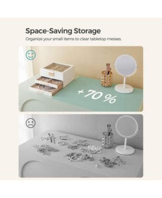 Multi-Layer Jewelry Organizer Storage Box for Rings, Necklaces