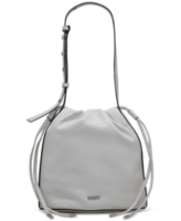 Dkny Channing Leather Drawstring Bag - Marshmallo