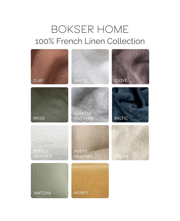 Bokser Home 100 French Linen Sheet Set Twin Macy's