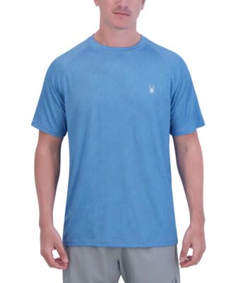 Spyder Men's Topography-Print Quick-Dry Hybrid Rash Guard - Macy's