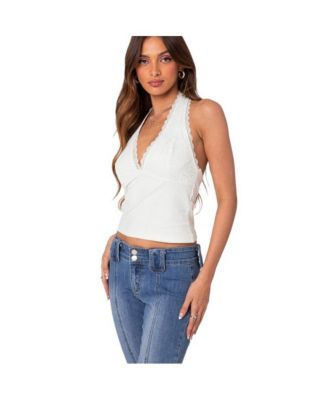 Women's Carolyn Lacey Halter Top