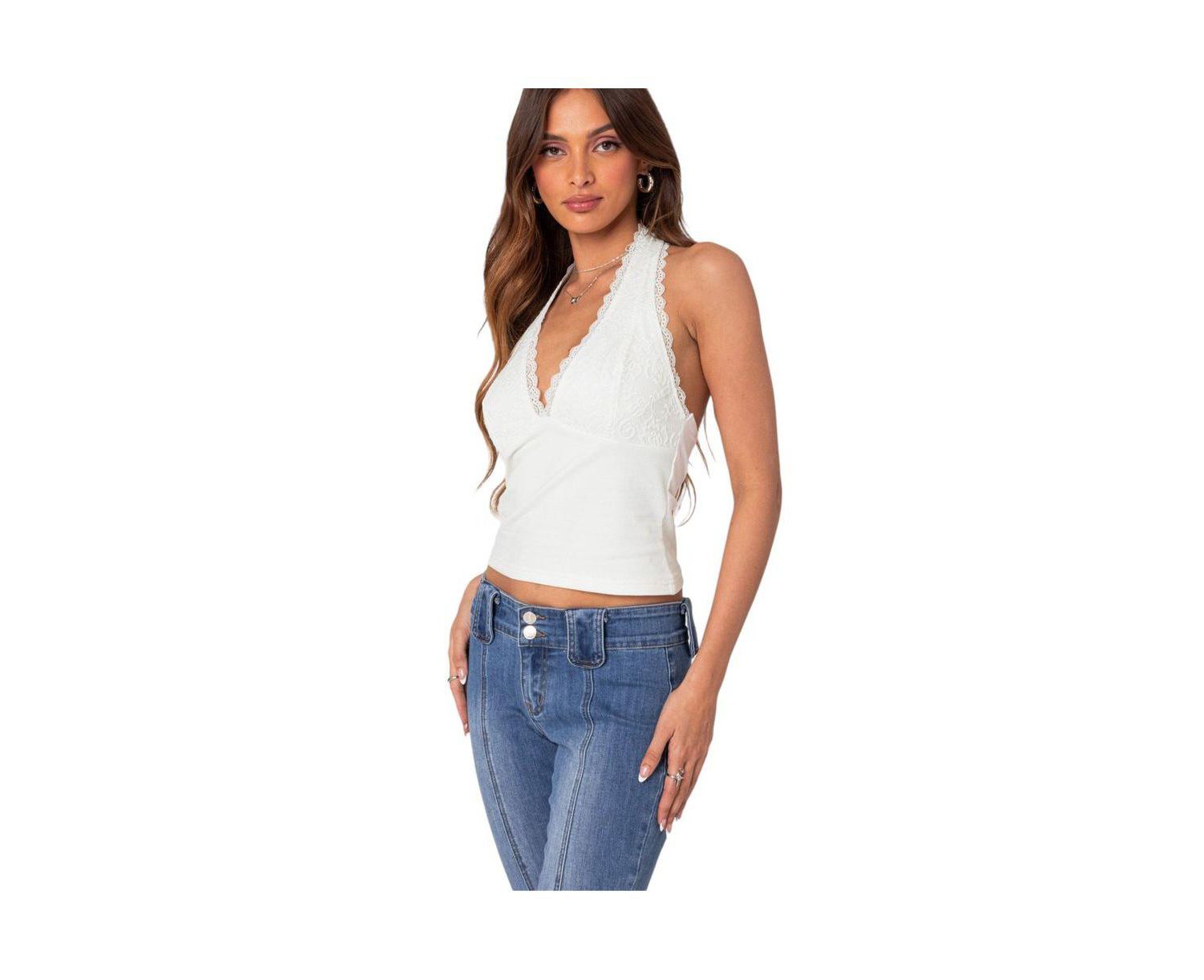 Women's Carolyn Lacey Halter Top