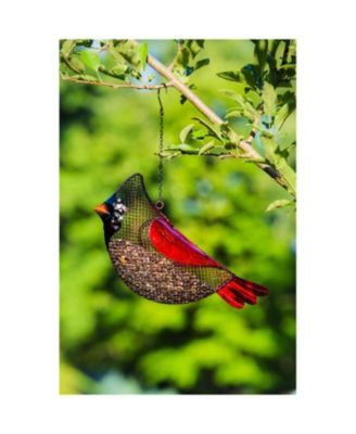 Garden Cardinal Mesh Bird Feeder