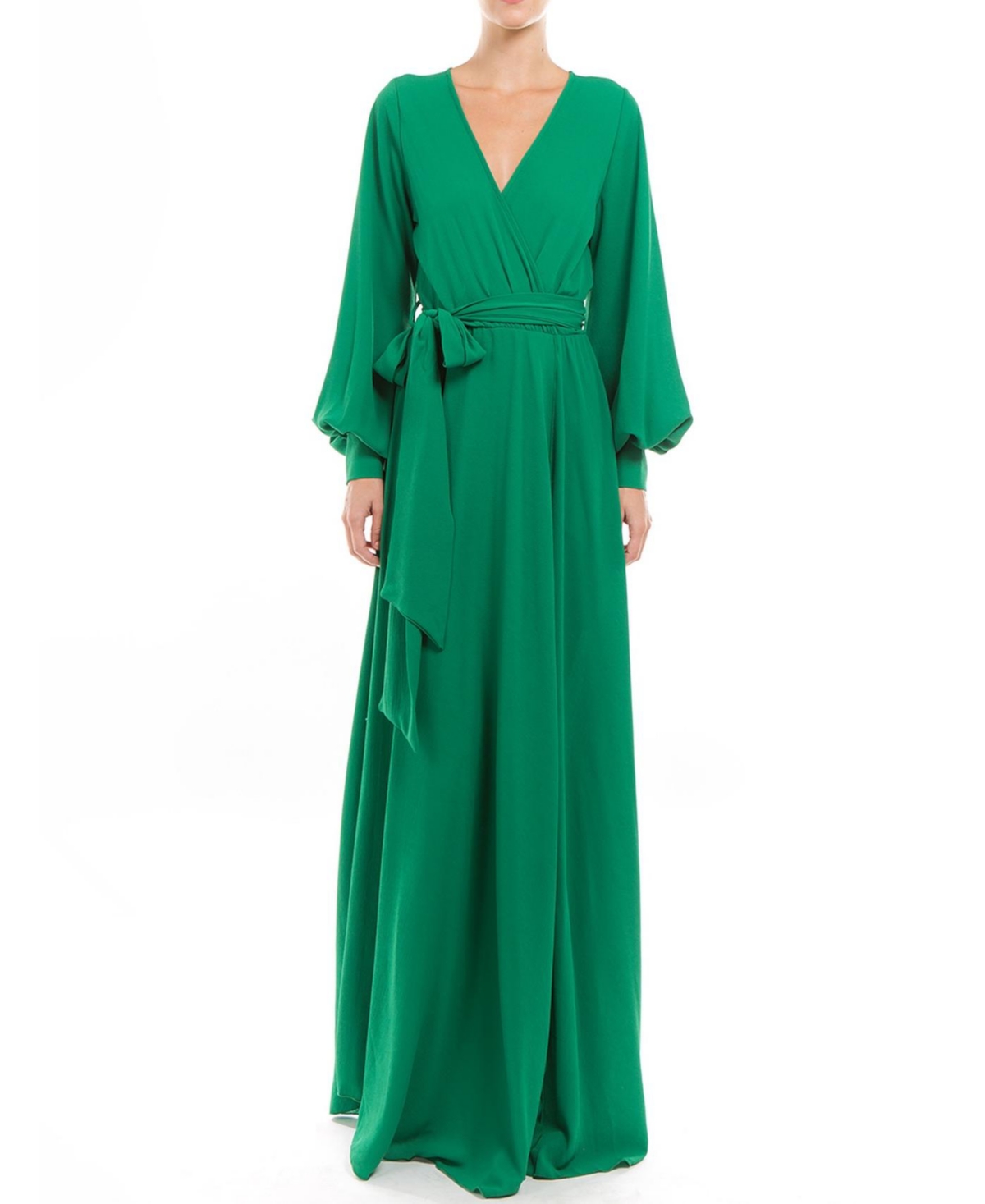Plus Size Venus Maxi Dress - Emerald