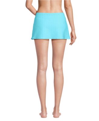Women's Texture Mini Swim Skirt Swim Bottoms
